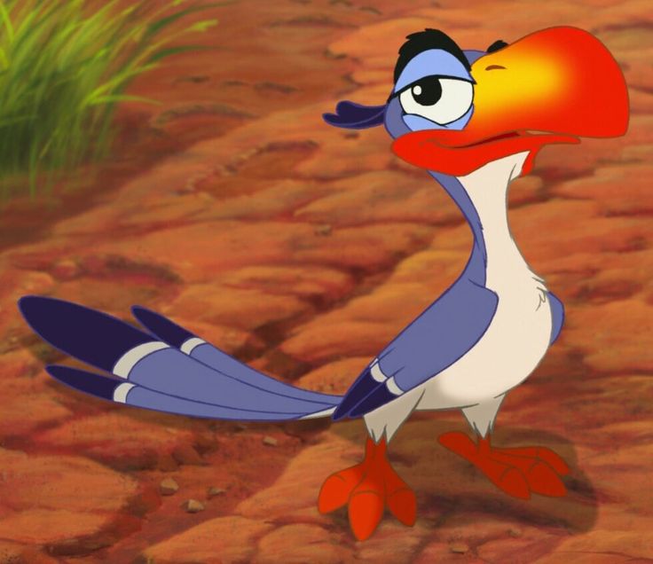 Zazu, Mufasa’s and Simba’s Butler